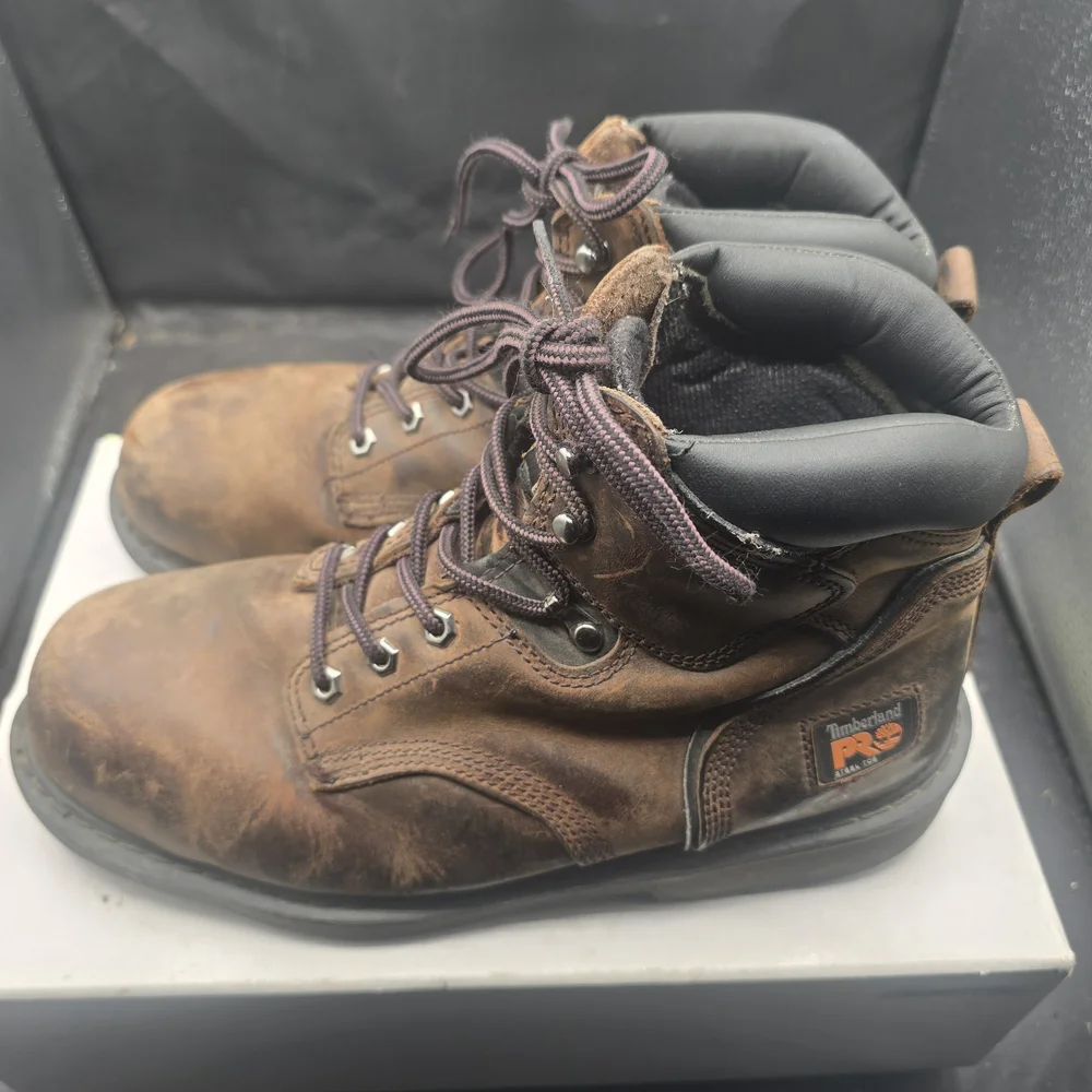 Timberland Men's Distressed Brown‎ Leather Boots